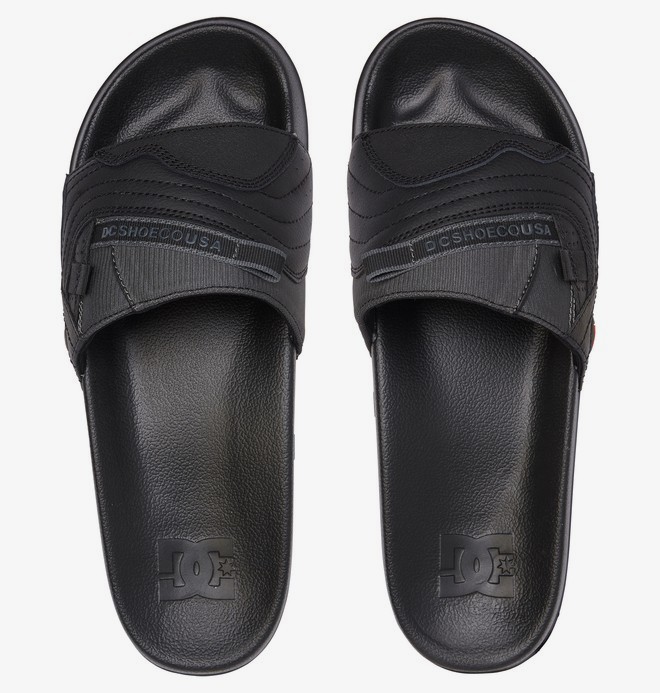 Williams Slide Leather Sliders for Men 3613375212007 DC Shoes