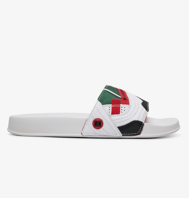 leather slides men's shoes