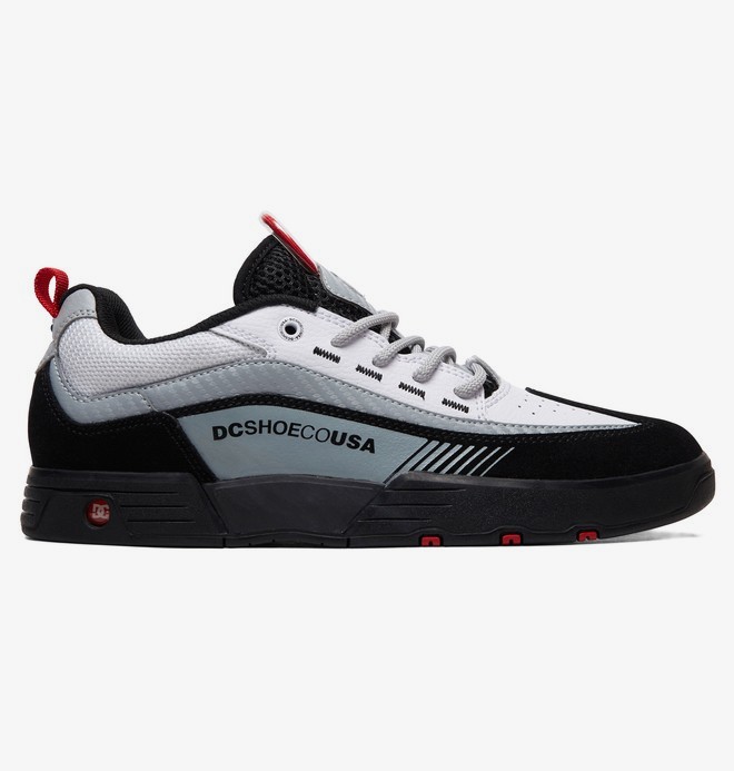 dcshoes, Legacy 98 Slim - Schoenen voor Heren, BLACK/WHITE/RED (bw5) 0 Legacy 98 Slim - Schoenen voor Heren Black ADYS100445 DC Shoes