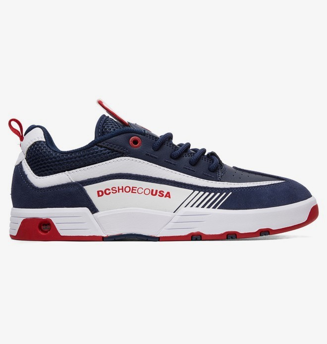 dcshoes, Legacy 98 Slim - Zapatos para Hombre, NAVY/RED (nrd) 0 Legacy 98 Slim - Zapatos para Hombre Azul ADYS100445 DC Shoes