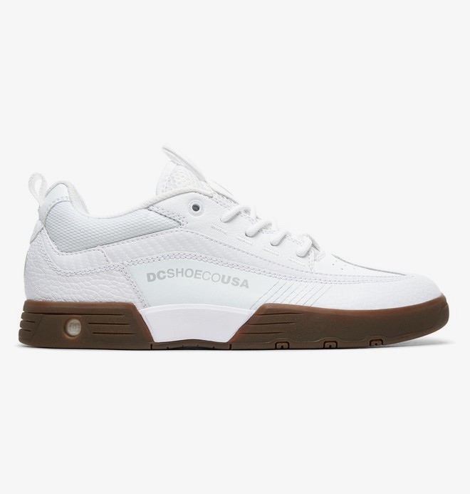 dcshoes, Legacy 98 Slim - Zapatos para Hombre, WHITE/GUM (wg5) 0 Legacy 98 Slim - Zapatos para Hombre Blanco ADYS100445 DC Shoes
