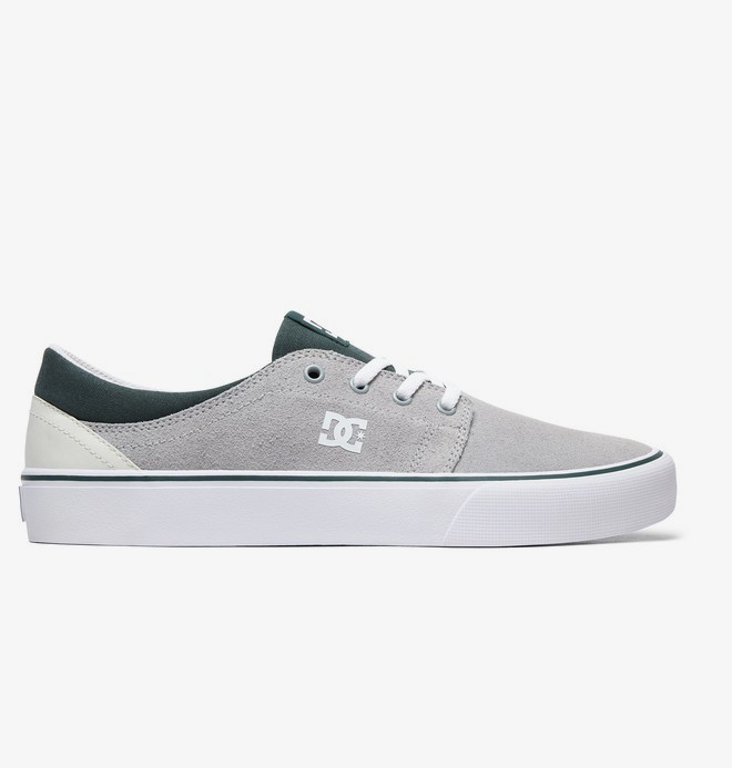 dcshoes, Trase SD - Baskets pour Homme, GREY/GREY/GREEN (xssg) 0 Trase SD - Baskets pour Homme Gris ADYS300172 DC Shoes