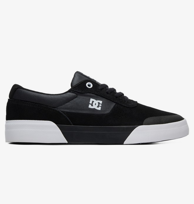 dcshoes, Switch Plus S - Skate Shoes for Men, BLACK/BLACK/WHITE (blw) 0 Switch Plus S - Skate Shoes for Men Black ADYS300399 DC Shoes