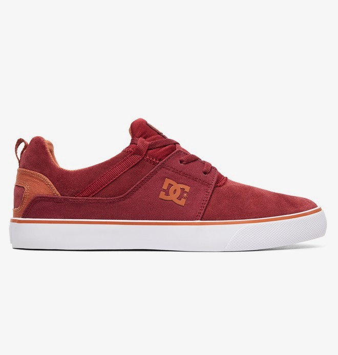 dcshoes, Heathrow Vulc - Schoenen voor Heren, BURGUNDY (bur) 0 Heathrow Vulc - Schoenen voor Heren Red ADYS300443 DC Shoes