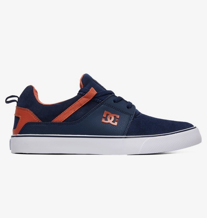 dcshoes, Heathrow Vulc - Zapatos para Hombre, INDIGO (ind) 0 Heathrow Vulc - Zapatos para Hombre Azul ADYS300443 DC Shoes