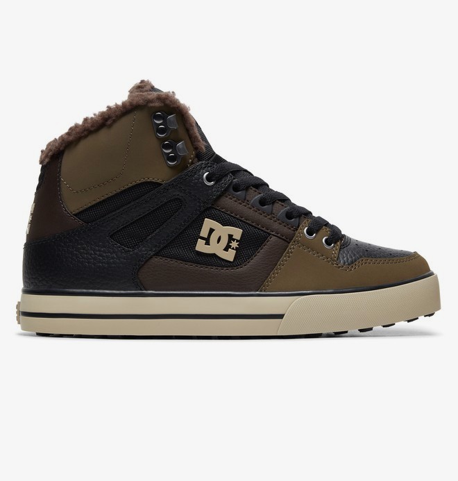 dcshoes, Высокие зимние ботинки Pure WNT, OLIVE (olv) 0 Высокие зимние ботинки Pure WNT Зеленый ADYS400047 DC Shoes