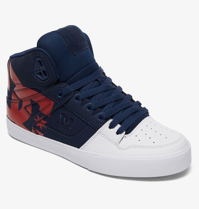 dc hi top trainers