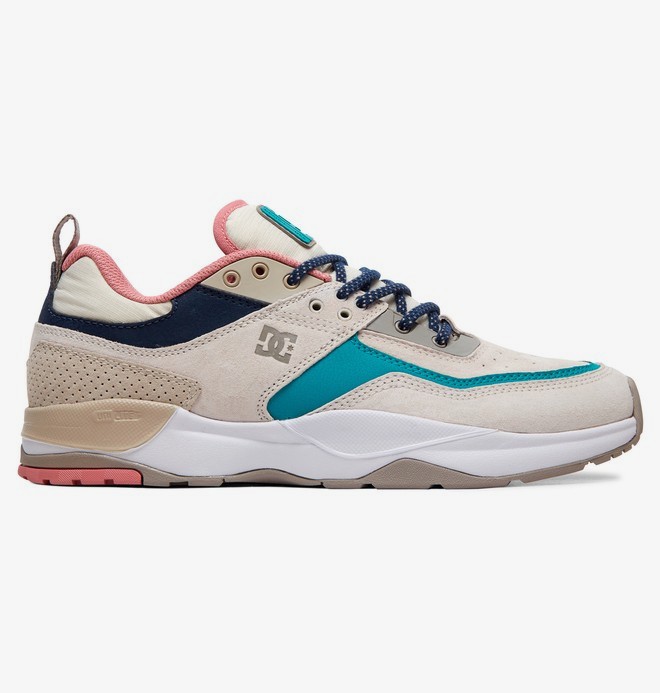 dcshoes, E.Tribeka SE - Zapatos para Hombre, WHITE/BLUE/GREEN (xwbg) 0 E.Tribeka SE - Zapatos para Hombre Blanco ADYS700142 DC Shoes