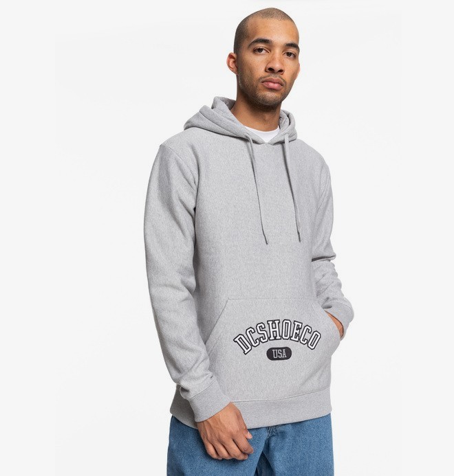 dcshoes, Arched - Sweat à capuche pour Homme, GREY HEATHER (knfh) 0 Arched - Sweat à capuche pour Homme Noir ADYSF03033 DC Shoes