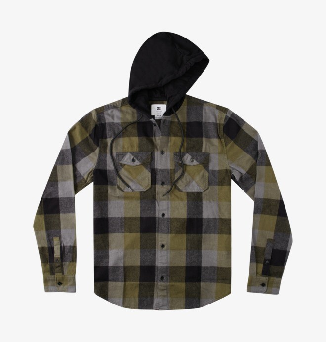 Ruckus Ed - Long Sleeve Hooded Shirt for Men  ADYWT03093