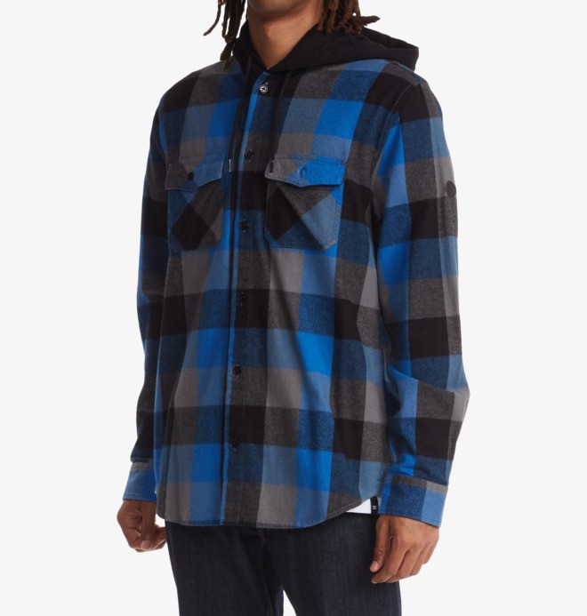 Ruckus Ed - Long Sleeve Hooded Shirt for Men  ADYWT03093