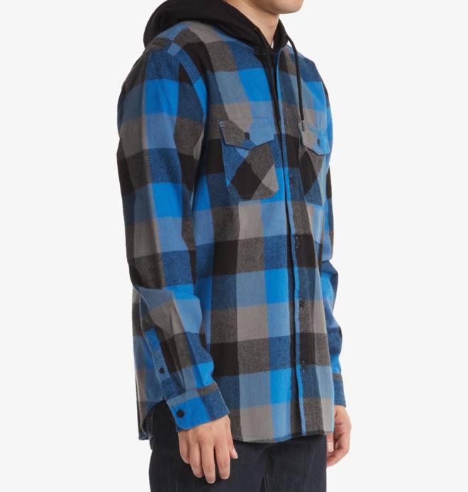 Ruckus Ed - Long Sleeve Hooded Shirt for Men  ADYWT03093