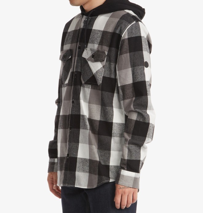 Ruckus Ed - Long Sleeve Hooded Shirt for Men  ADYWT03093