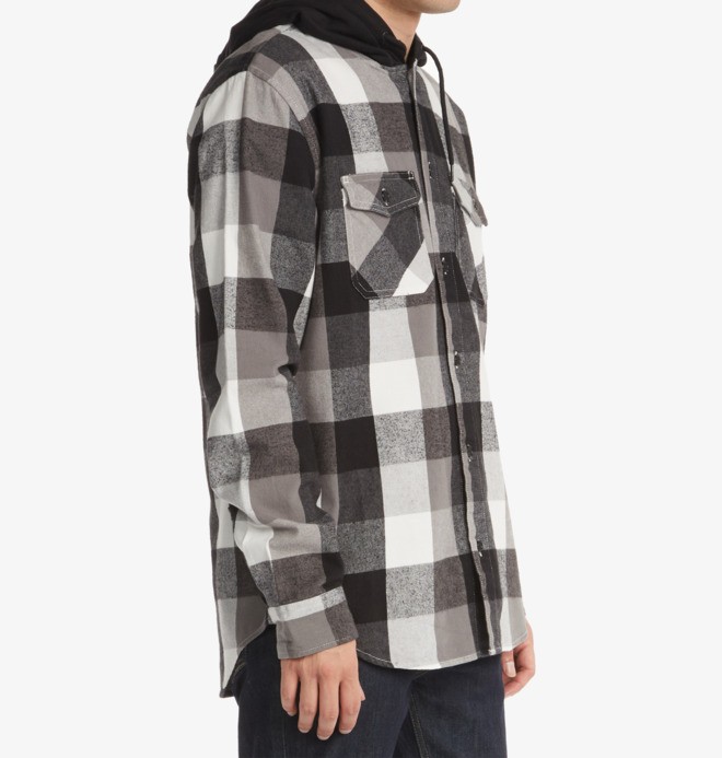 Ruckus Ed - Long Sleeve Hooded Shirt for Men  ADYWT03093
