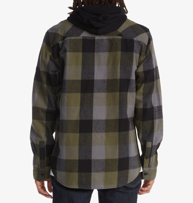 Ruckus Ed - Long Sleeve Hooded Shirt for Men  ADYWT03093