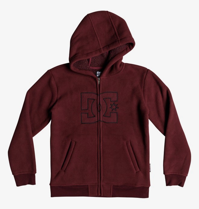 dcshoes, New Star Sherpa - Sweat à capuche zippé pour Garçon 8-16 ans, CABERNET (rzf0) 0 New Star Sherpa - Sweat à capuche zippé pour Garçon 8-16 ans Rouge EDBFT03142 DC Shoes