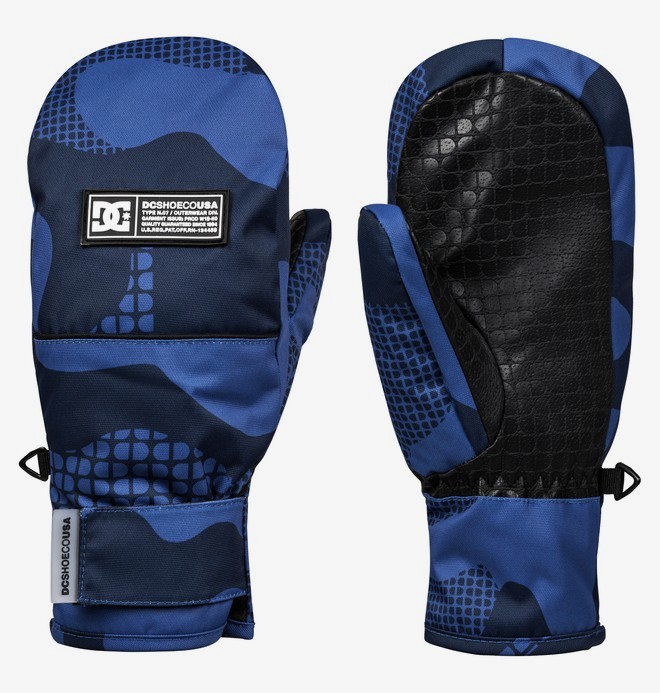 dcshoes, Franchise - Moufles de snowboard/ski pour Garçon 8-16 ans, MONACO BLUE YTH PILL CAMO (byc6) 0 Franchise - Moufles de snowboard/ski pour Garçon 8-16 ans Bleu EDBHN03010 DC Shoes
