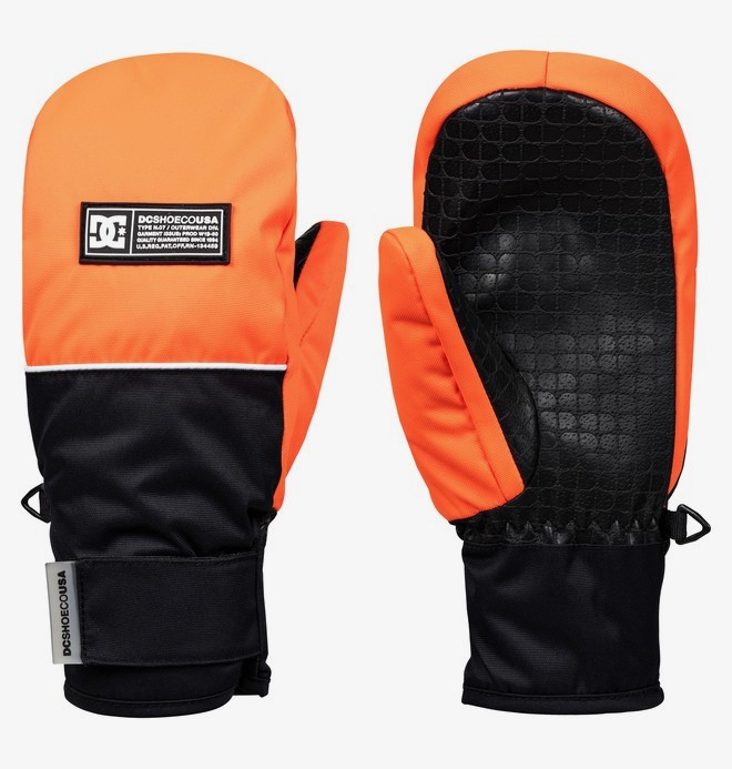 dcshoes, Franchise - Moufles de snowboard/ski pour Garçon 8-16 ans, SHOCKING ORANGE (nkr0) 0 Franchise - Moufles de snowboard/ski pour Garçon 8-16 ans Orange EDBHN03010 DC Shoes