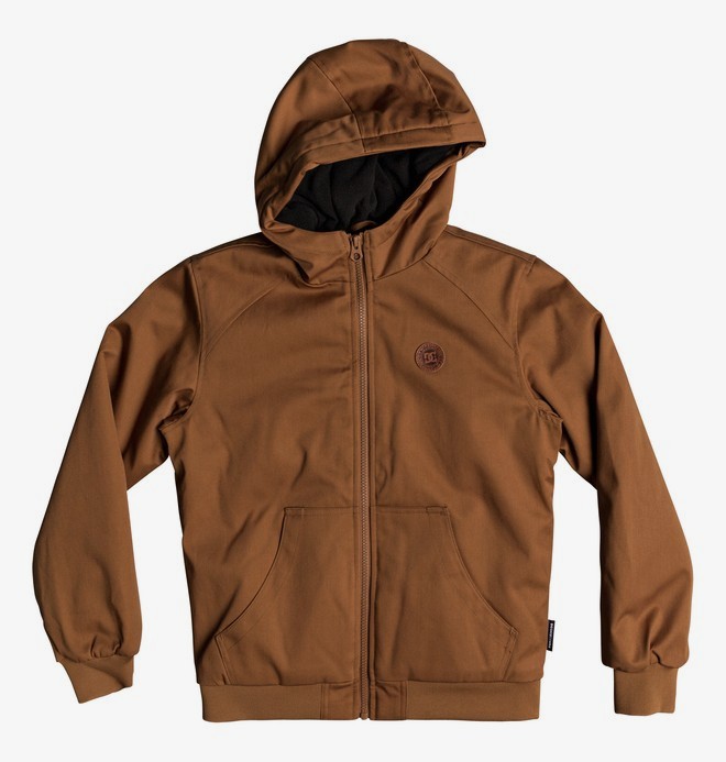 dcshoes, Ellis - Chaqueta resistente al agua con capucha para Chicos 8-16, DC WHEAT (nnw0) 0 Ellis - Chaqueta resistente al agua con capucha para Chicos 8-16 Naranja EDBJK03035 DC Shoes