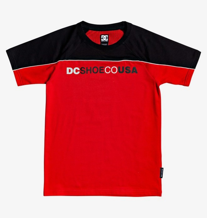 dcshoes, Brookledge - Maglietta da Ragazzo 8-16, RACING RED (rqr0) 0 Brookledge - Maglietta da Ragazzo 8-16 Red EDBKT03120 DC Shoes