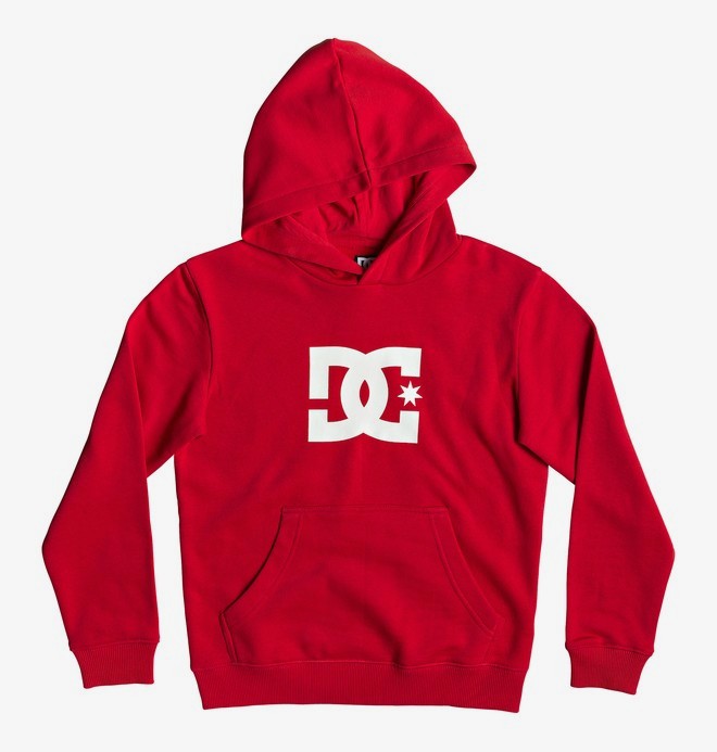 dcshoes, Star - Sweat à capuche pour Garçon 8-16 ans, RACING RED (rqr0) 0 Star - Sweat à capuche pour Garçon 8-16 ans Rouge EDBSF03087 DC Shoes