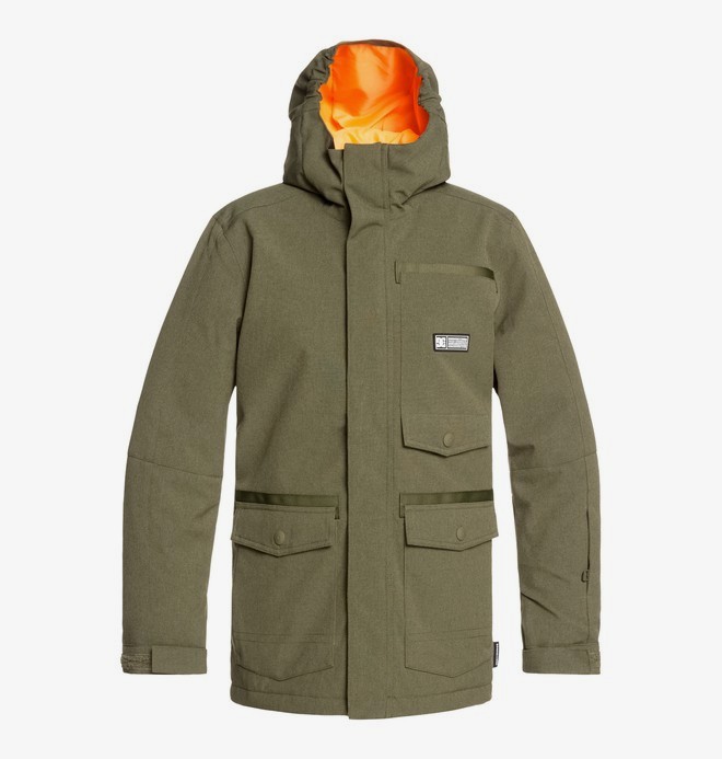 dcshoes, Servot - Veste de snow pour Garçon 8-16 ans, OLIVE NIGHT (crh0) 0 Servot - Veste de snow pour Garçon 8-16 ans Marron EDBTJ03027 DC Shoes