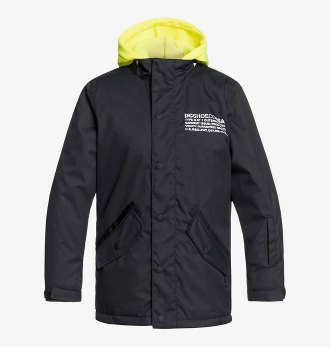 dcshoes, Union - Veste de snow pour Garçon 8-16 ans, BLACK (kvj0) 0 Union - Veste de snow pour Garçon 8-16 ans Noir EDBTJ03030 DC Shoes
