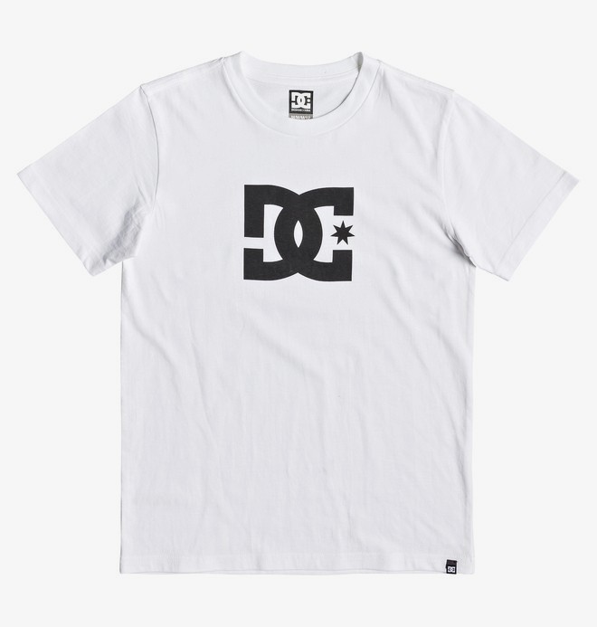 dcshoes, Star - Camiseta para Chicos 8-16, SNOW WHITE (wbb0) 0 Star - Camiseta para Chicos 8-16 Blanco EDBZT03313 DC Shoes
