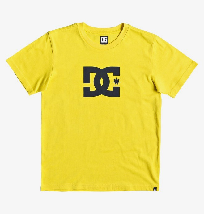 dcshoes, Star - Camiseta para Chicos 8-16, DANDELION (yhh0) 0 Star - Camiseta para Chicos 8-16 Amarillo EDBZT03313 DC Shoes