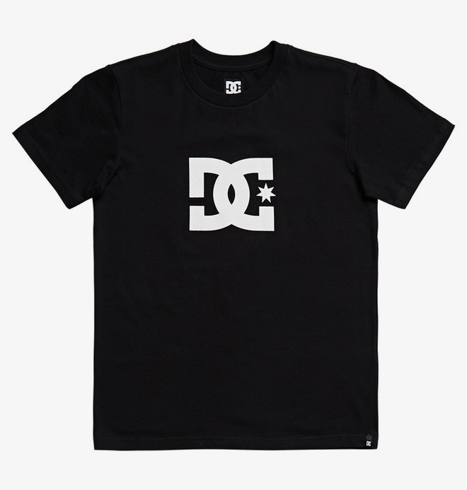 dcshoes, Star - Camiseta para Chicos 8-16, BLACK/WHITE (xbbw) 0 Star - Camiseta para Chicos 8-16 Azul EDBZT03313 DC Shoes