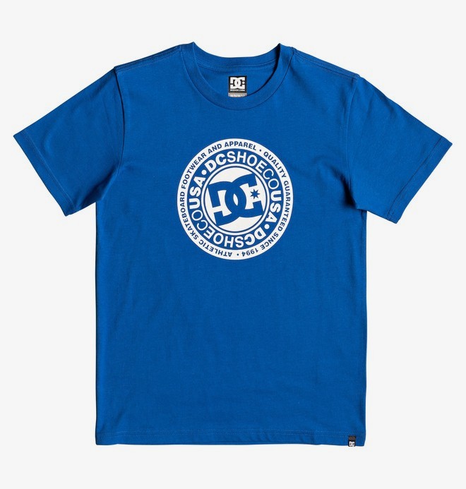 dcshoes, Circle Star - Camiseta para Chicos 8-16, NAUTICAL BLUE (bqr0) 0 Circle Star - Camiseta para Chicos 8-16 Azul EDBZT03314 DC Shoes
