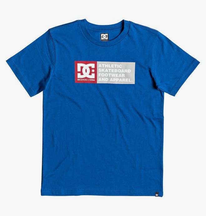 dcshoes, Vertical Zone - Camiseta para Chicos 8-16, NAUTICAL BLUE (bqr0) 0 Vertical Zone - Camiseta para Chicos 8-16 Azul EDBZT03316 DC Shoes