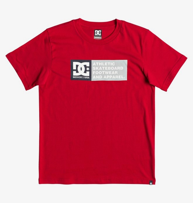 dcshoes, Vertical Zone - Camiseta para Chicos 8-16, RACING RED (rqr0) 0 Vertical Zone - Camiseta para Chicos 8-16 Rojo EDBZT03316 DC Shoes