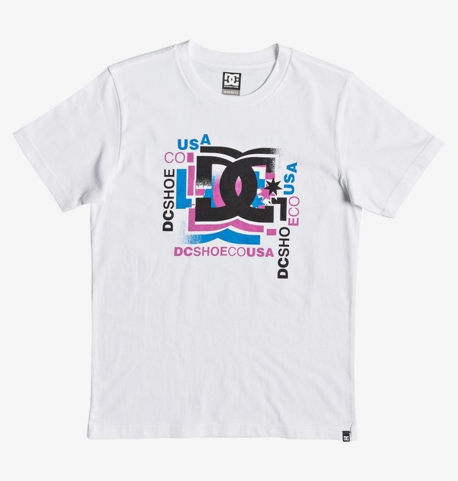 dcshoes, Scatter - Camiseta para Chicos 8-16, SNOW WHITE (wbb0) 0 Scatter - Camiseta para Chicos 8-16 Blanco EDBZT03319 DC Shoes