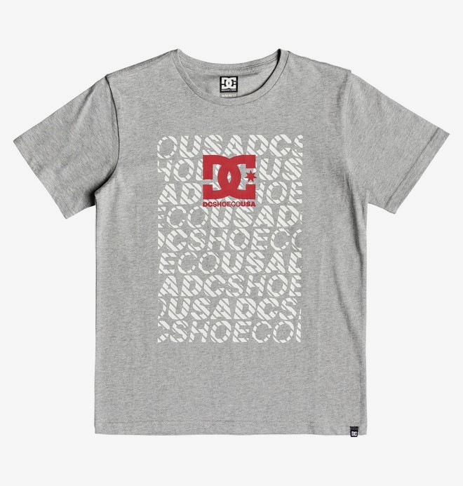 dcshoes, Deviation - Camiseta para Chicos 8-16, GREY HEATHER (knfh) 0 Deviation - Camiseta para Chicos 8-16 Negro EDBZT03320 DC Shoes