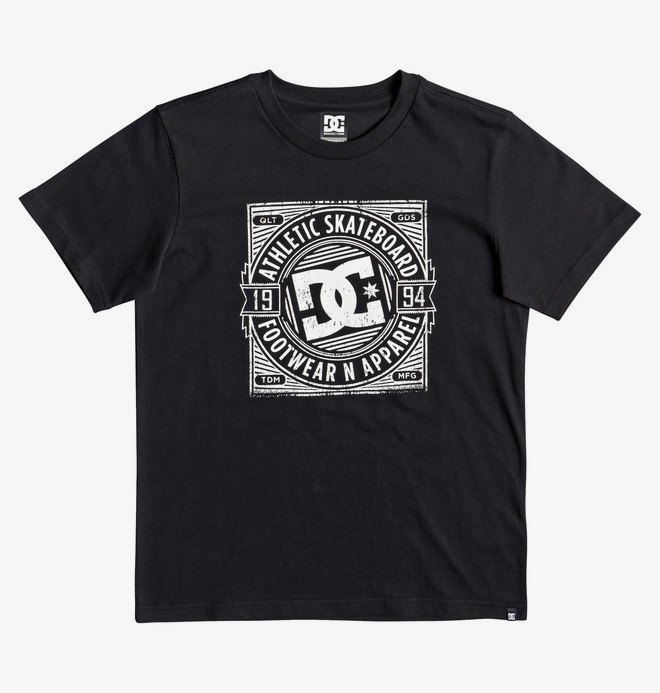 dcshoes, Spot Rusher - Camiseta para Chicos 8-16, BLACK (kvj0) 0 Spot Rusher - Camiseta para Chicos 8-16 Negro EDBZT03325 DC Shoes