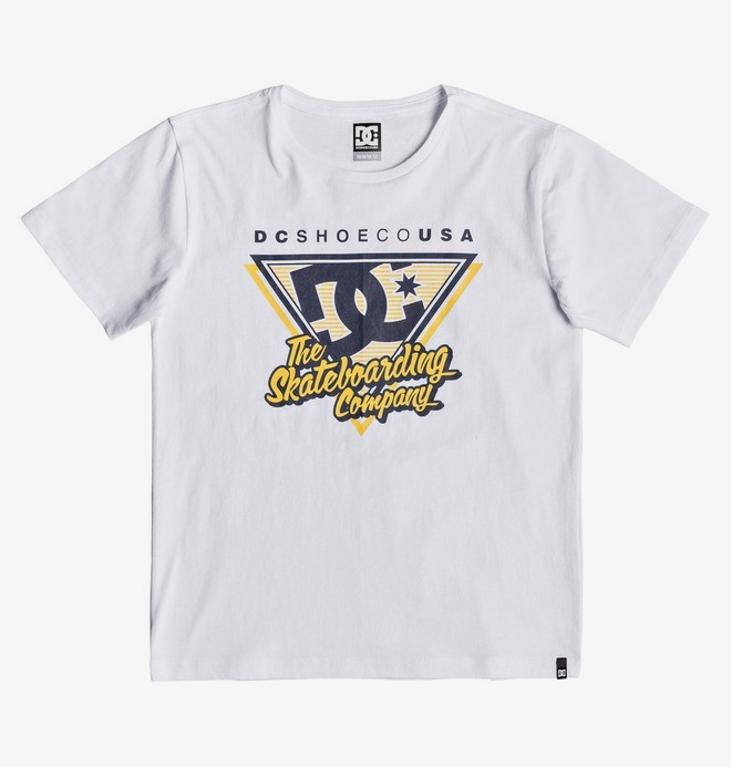 dcshoes, Deck 94 - Camiseta para Chicos 8-16, SNOW WHITE (wbb0) 0 Deck 94 - Camiseta para Chicos 8-16 Blanco EDBZT03326 DC Shoes