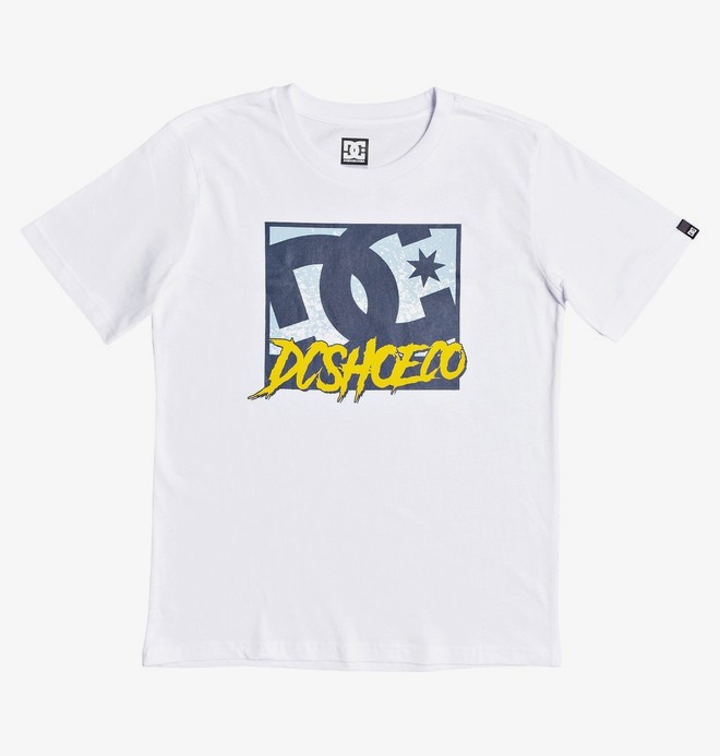 dcshoes, Window Down - Camiseta para Chicos 8-16, SNOW WHITE (wbb0) 0 Window Down - Camiseta para Chicos 8-16 Blanco EDBZT03327 DC Shoes