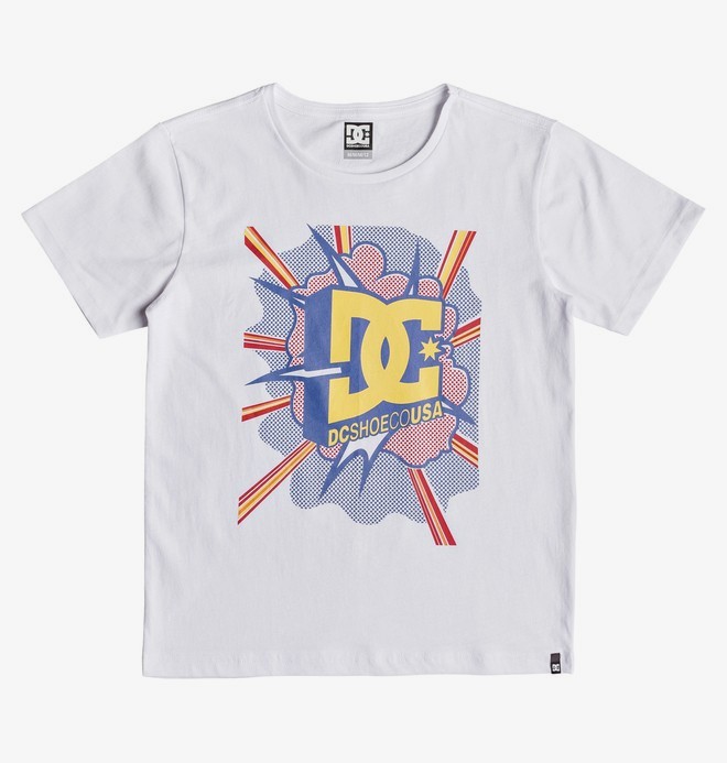 dcshoes, Blaster - Camiseta para Chicos 8-16, SNOW WHITE (wbb0) 0 Blaster - Camiseta para Chicos 8-16 Blanco EDBZT03328 DC Shoes
