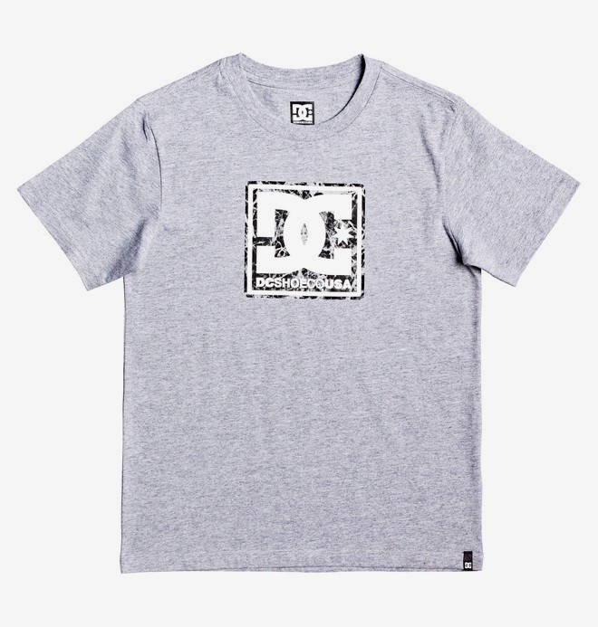dcshoes, Butane Box - Camiseta para Chicos 8-16, GREY HEATHER (knfh) 0 Butane Box - Camiseta para Chicos 8-16 Negro EDBZT03367 DC Shoes