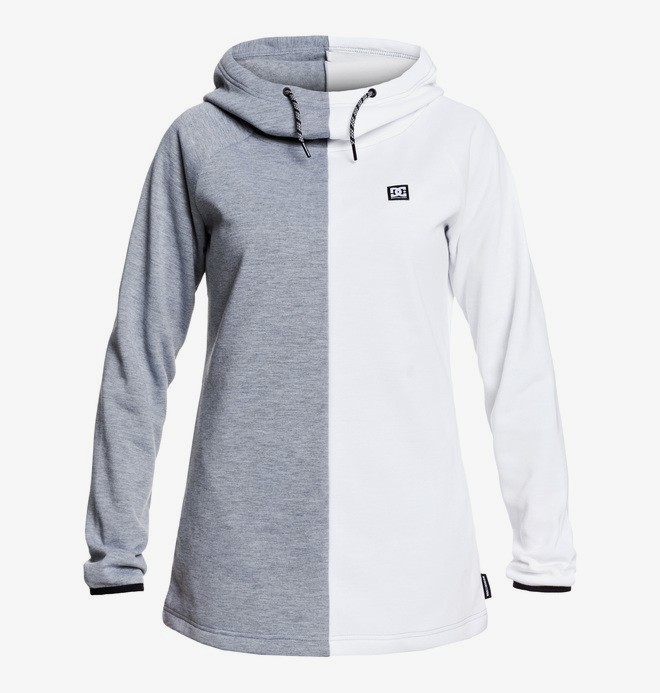 dcshoes, Salem - Water-Resistant Hoodie, NEUTRAL GRAY HEATHER (skph) 0 Salem - Water-Resistant Hoodie Gray EDJFT03063 DC Shoes