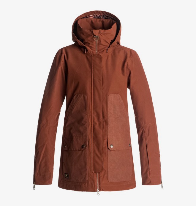 dcshoes, Panoramic - Snow Jacke für Frauen, BURNT HENNA (rrj0) 0 Panoramic - Snow Jacke für Frauen Rot EDJTJ03024 DC Shoes