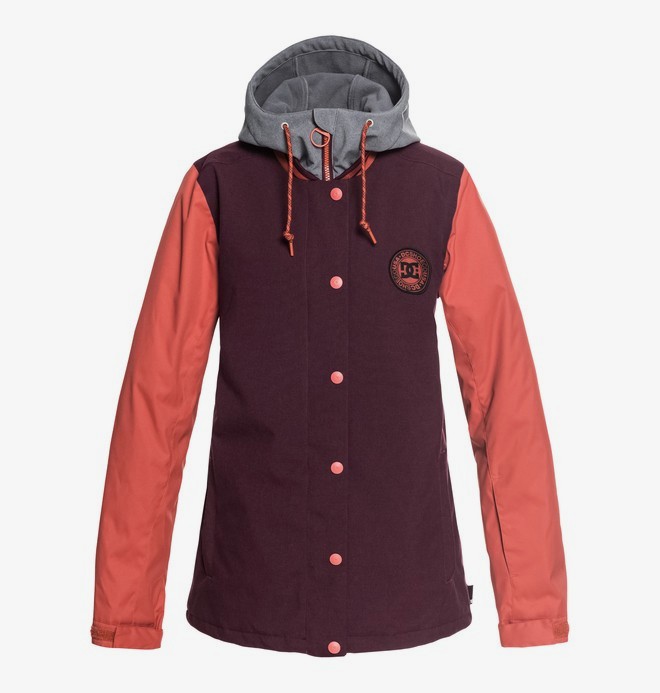 dcshoes, DCLA - Snowboardjack voor Dames, WINETASTING (rtf0) 0 DCLA - Snowboardjack voor Dames Red EDJTJ03034 DC Shoes