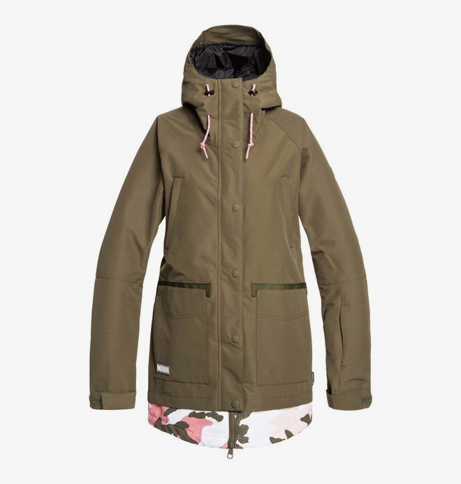 dcshoes, Riji - Snow Jacket, OLIVE NIGHT (crh0) 0 Riji - Snow Jacket Brown EDJTJ03042 DC Shoes