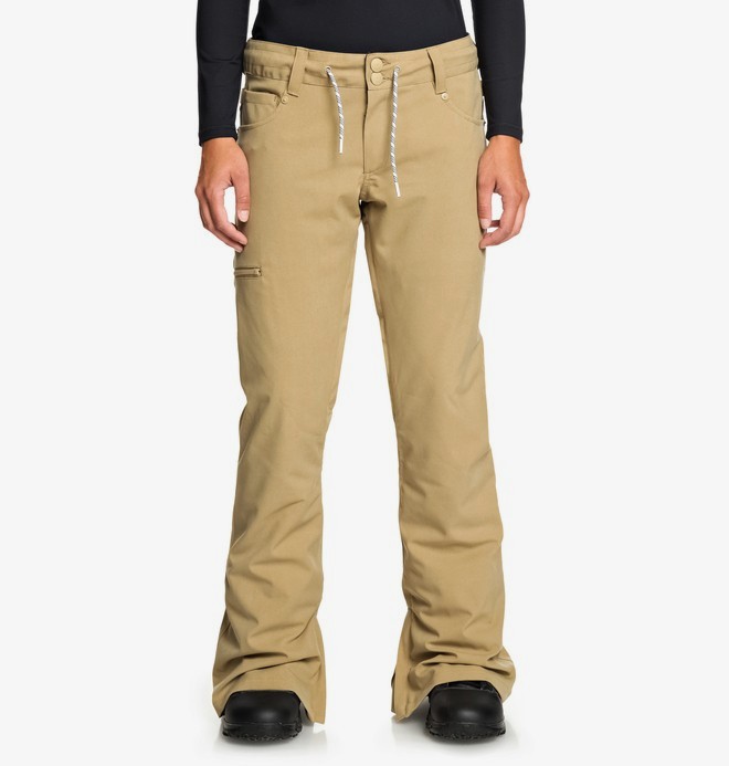 dcshoes, Viva - Snow Pants, BIO WASH KELP (clm0) 0 Viva - Snow Pants Brown EDJTP03022 DC Shoes