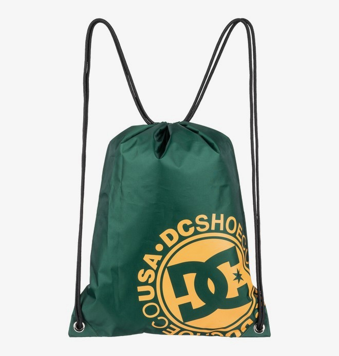 dcshoes, Cinched - Bolsa con cierre de cordón ajustable, HUNTER GREEN (grw0) 0 Cinched - Bolsa con cierre de cordón ajustable Verde EDYBA03043 DC Shoes