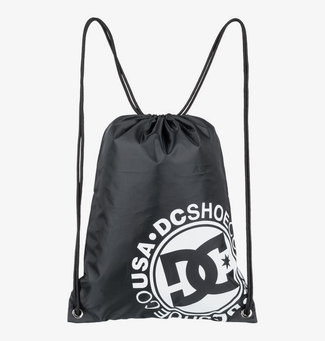 dcshoes, Cinched - Bolsa con cierre de cordón ajustable, BLACK (kvj0) 0 Cinched - Bolsa con cierre de cordón ajustable Negro EDYBA03043 DC Shoes
