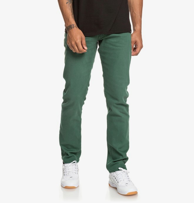 dcshoes, Sumner - Straight Fit Jeans for Men, HUNTER GREEN (grw0) 0 Sumner - Straight Fit Jeans for Men Green EDYDP03389 DC Shoes