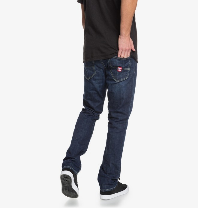 Worker Medium Stone - Straight Fit Jeans for Men  EDYDP03407