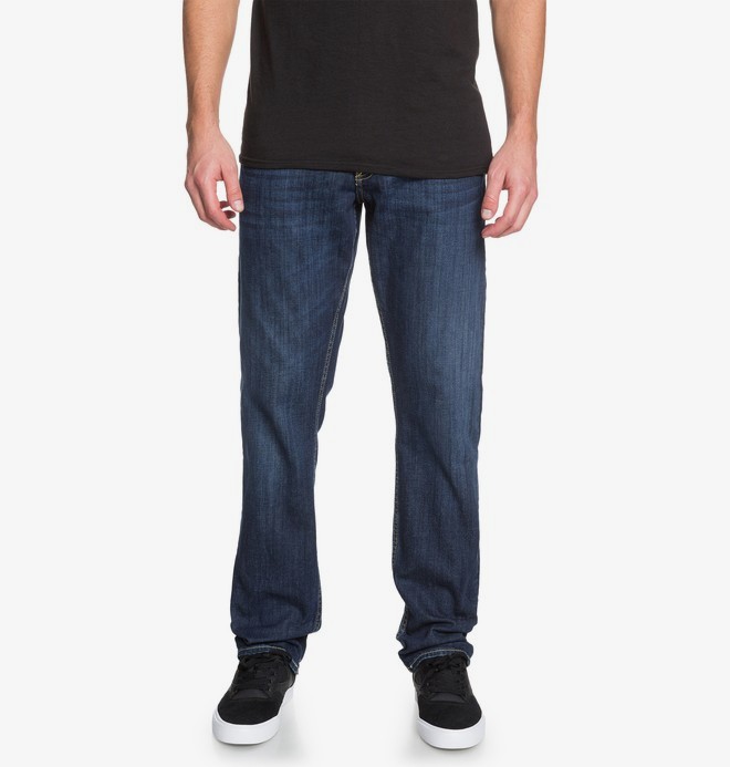 Worker Medium Stone - Straight Fit Jeans for Men  EDYDP03407